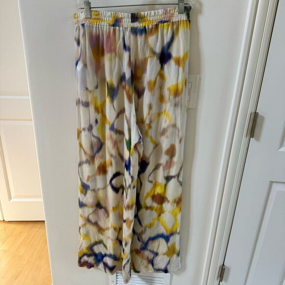 ba&sh FIPAN Printed Palazzo Wide Leg Pants 10 NWOT - Picture 7 of 15